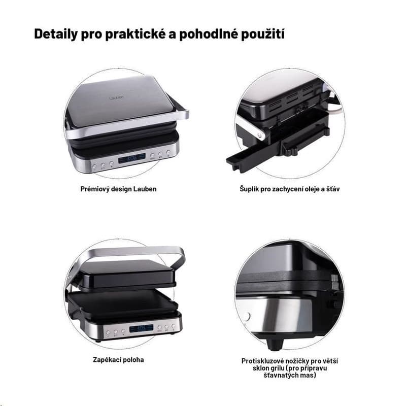Lauben Contact Grill Deluxe 2000ST 5