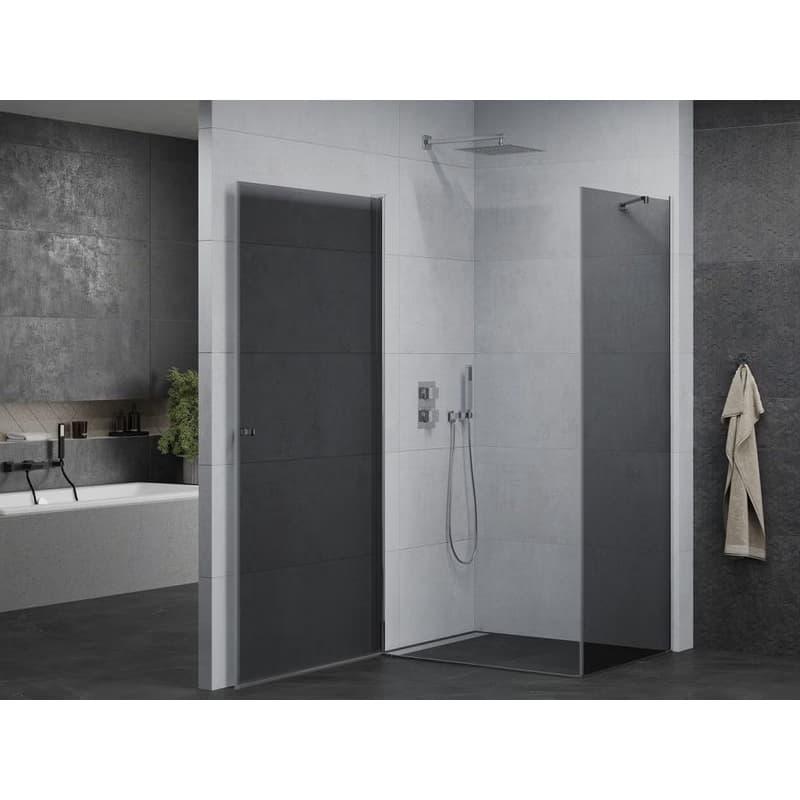 MEXEN/S - Pretória sprchovací kút 100x90, grafit, chróm 852-100-090-01-40 3