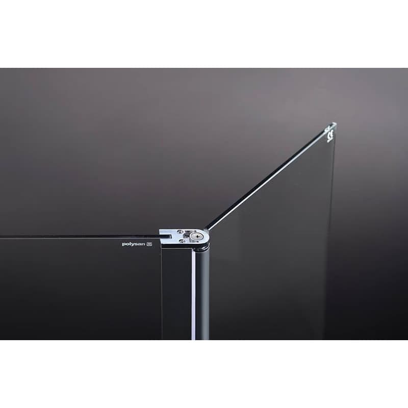 POLYSAN - MODULAR SHOWER stena na inštaláciu na múr, pre pripojenie otoč.panelu 1000  MS3A-100 3