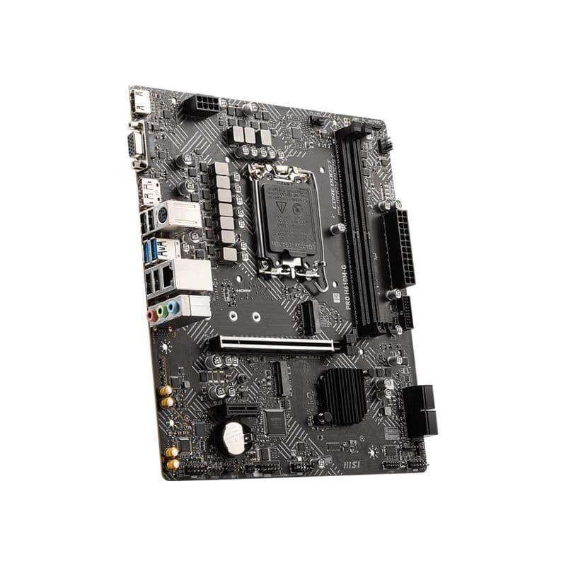 MSI MB Sc LGA1700 PRE H610M-G, Intel H610, 2xDDR5, 1xDP, 1xHDMI, 1xVGA, mATX 4