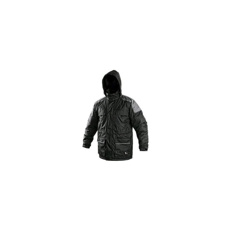 Pánska zimná bunda FREMONT, čierno-šedá, veľ. 4XL