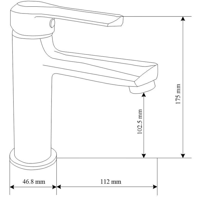 MEXEN/S - Saber DF62 Set umývadlové a vaňové batérie s príslušenstvom, chróm 72103DF62-00 2