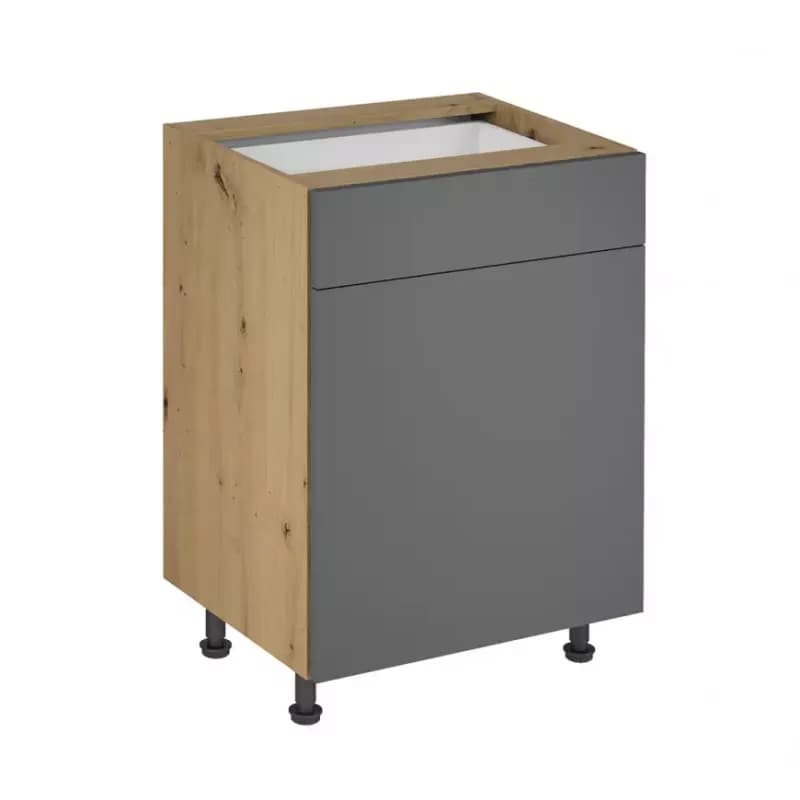 Skrinka do kuchyne Langen d60s1 push grey 1