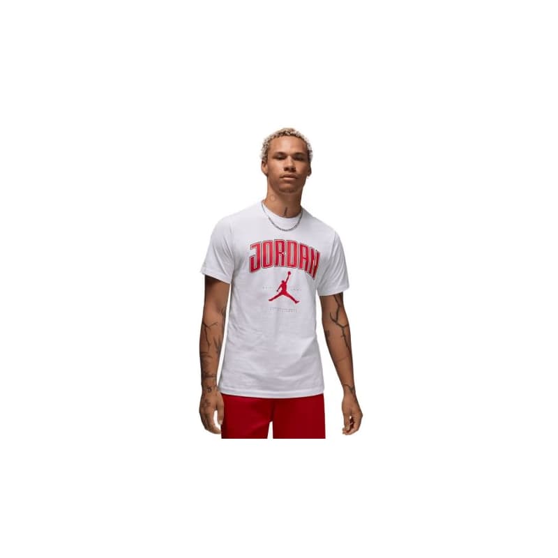 Pánske tričko s krátkym rukávom NIKE JORDAN M J CITY 88 SS CREW-100-White 1