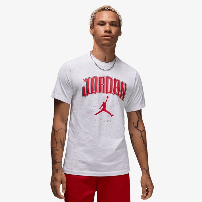 Pánske tričko s krátkym rukávom NIKE JORDAN M J CITY 88 SS CREW-100-White 2