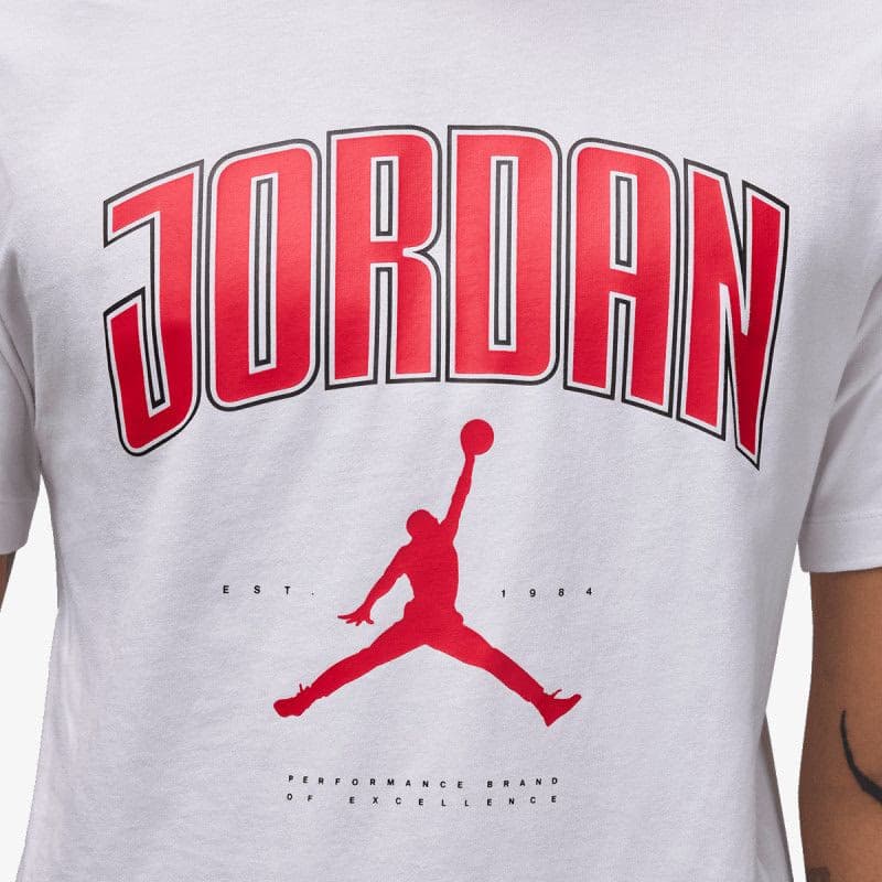 Pánske tričko s krátkym rukávom NIKE JORDAN M J CITY 88 SS CREW-100-White 4