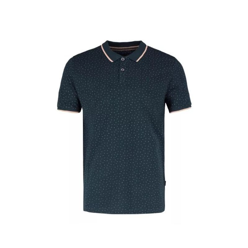 Pánske polo tričko s krátkym rukávom VOLCANO O-GLACIER-NAVY 4