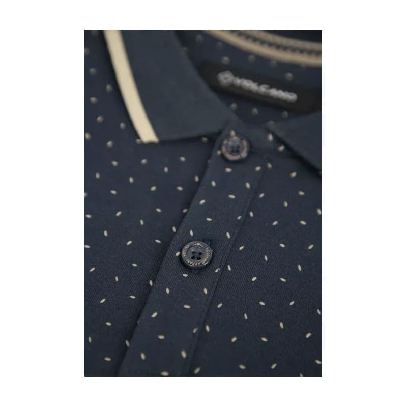 Pánske polo tričko s krátkym rukávom VOLCANO O-GLACIER-NAVY 5