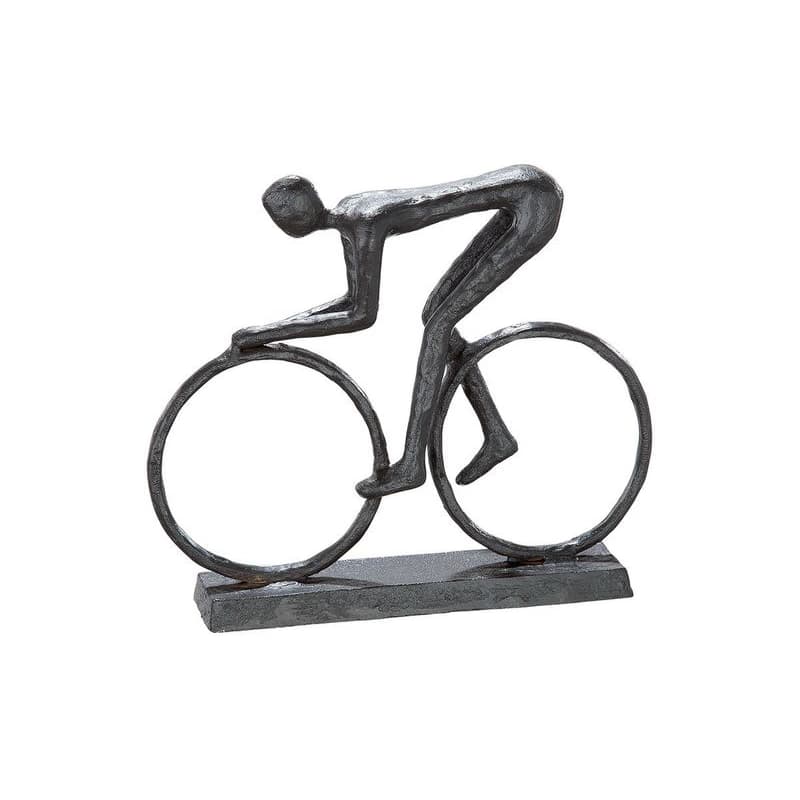 Železná dekoratívna socha cyklistu "Racer" 1