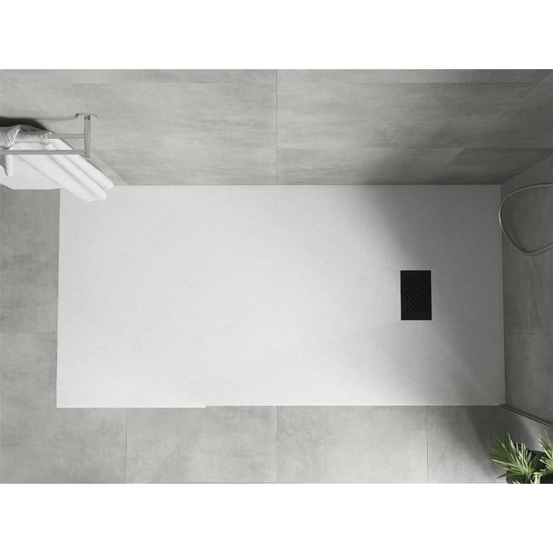 MEXEN/S - Hugo sprchová vanička SMC 180x90, biela, krytka čierna 42109018-B 4