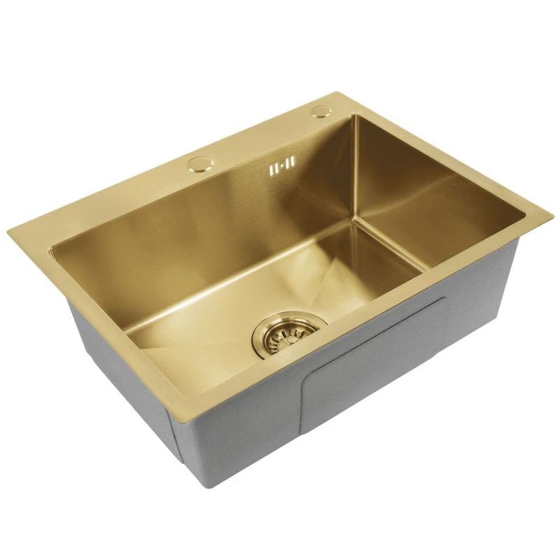 REA REA - Oceľový drez Liam BRUSH GOLD ZLE-06007 5