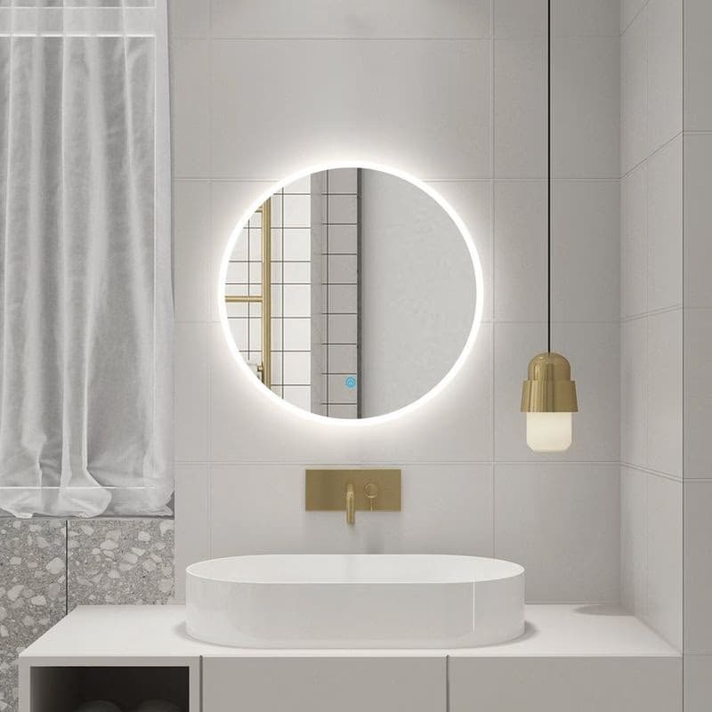 AQUALINE - URSA LED zrkadlo s osvetlením priemer 60cm, dotykový senzor, stmievateľné UR060 2
