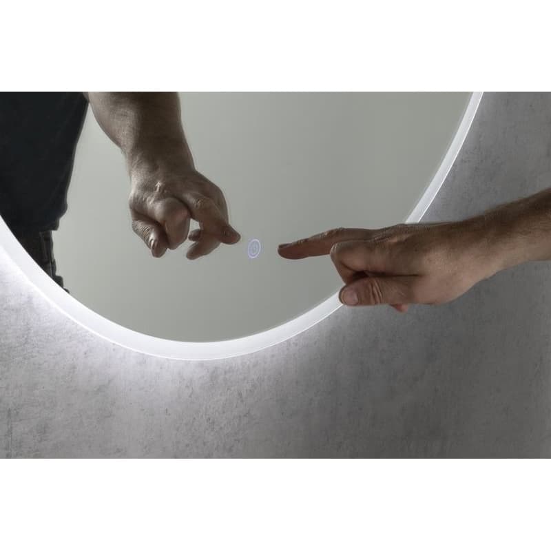 AQUALINE - URSA LED zrkadlo s osvetlením priemer 60cm, dotykový senzor, stmievateľné UR060 6
