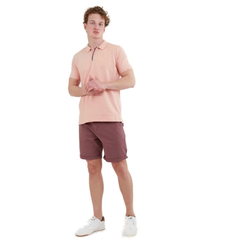Pánske kraťasy FUNDANGO North Shore Chino Shorts-385-mauve 3