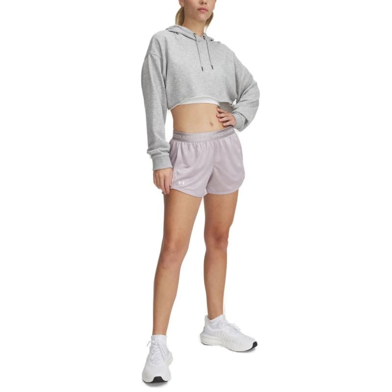 Dámske tréningové kraťasy UNDER ARMOUR Tech Play Up Shine Shorts-GRY 3