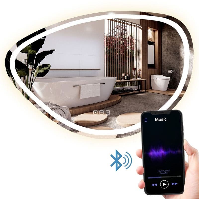 REA - Zrkadlo LED 70x100cm FOG HOM-05516 1