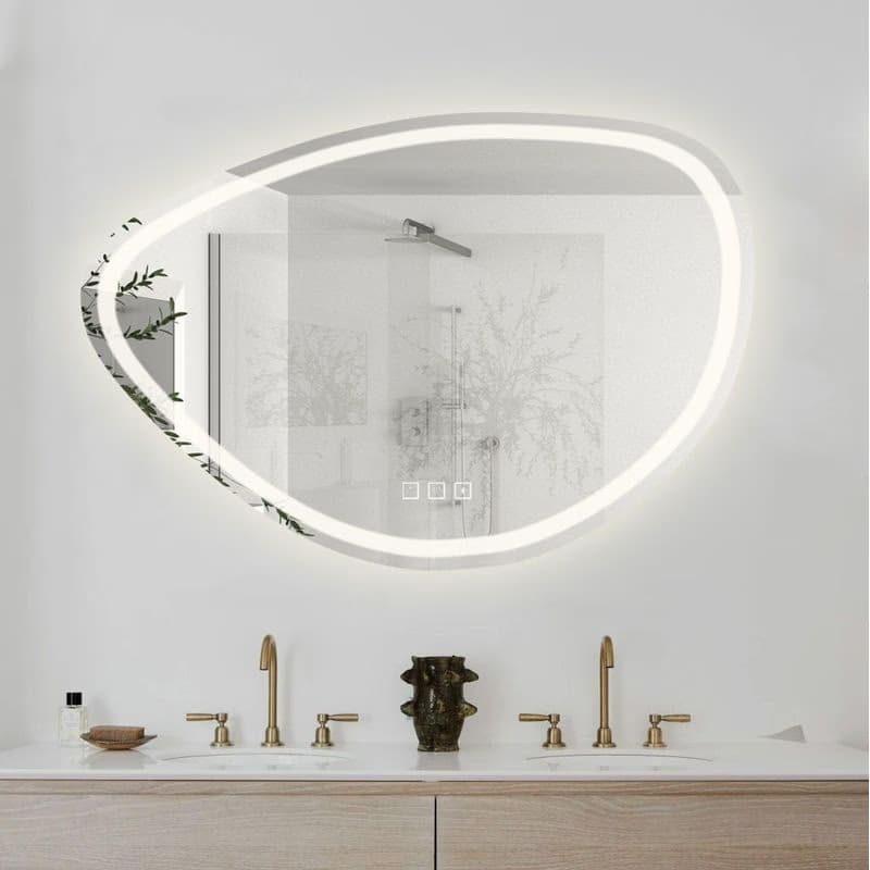 REA - Zrkadlo LED 70x100cm FOG HOM-05516 5