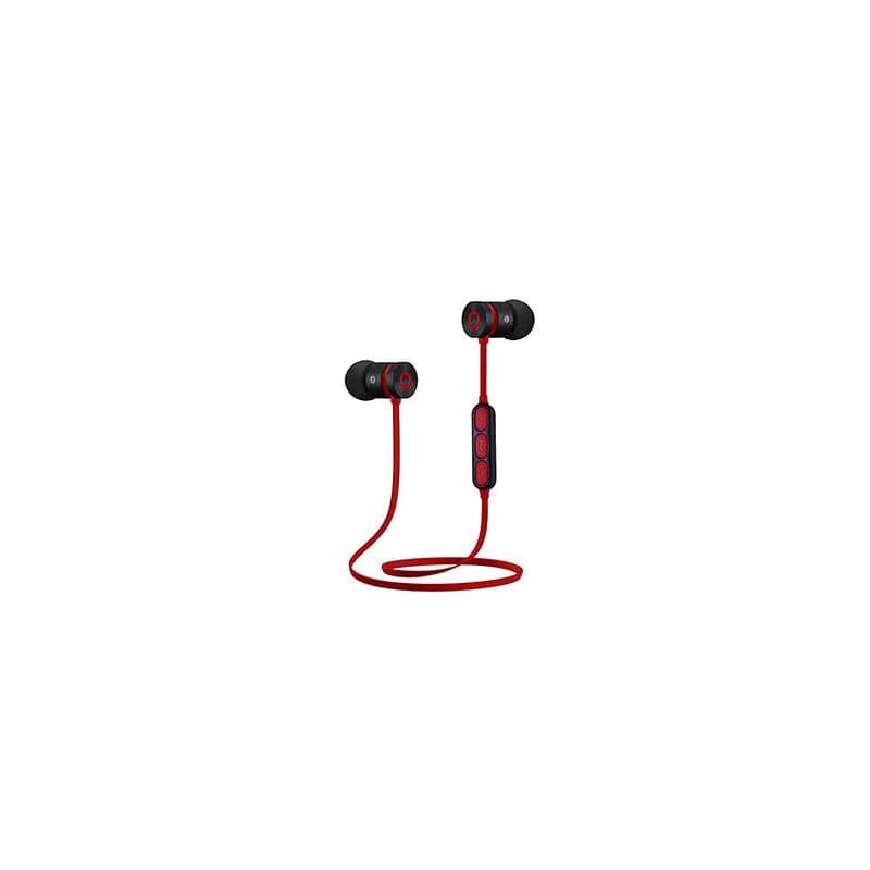 Powerton LIFE ARIVO Bezdrôtové bluetooth slúchadlá, čierno-červená 2
