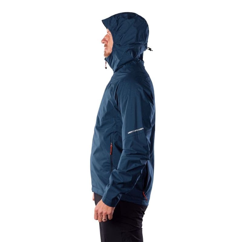 Pánska turistická bunda s kapucňou NORTHFINDER CEFERINO-526inkblue 4