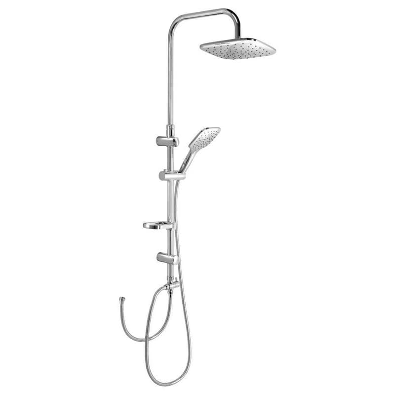AQUALINE - KERA sprchový stĺp s pripojením na batériu, chróm SL430 1