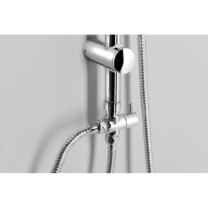 AQUALINE - KERA sprchový stĺp s pripojením na batériu, chróm SL430 4