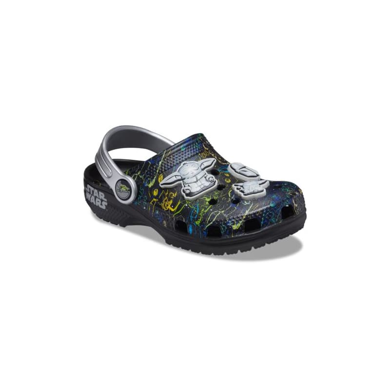 Chlapčenské kroksy (rekreačná obuv) CROCS Classic Grogu Clog K black 1
