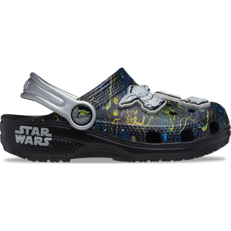 Chlapčenské kroksy (rekreačná obuv) CROCS Classic Grogu Clog K black 2