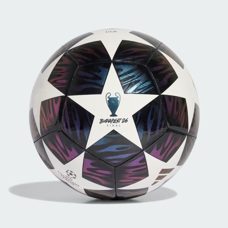 Futbalová lopta ADIDAS UCL CLB F BLACK WHITE 3