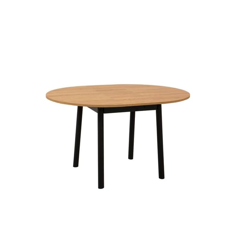 Extendable Dining Table Oliver - Oak, Black 5