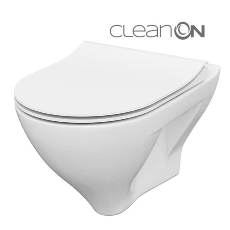 CERSANIT - SET B291 závesná misa MILLE CLEAN ON vrátane dur. sedátka SLIM S701-453