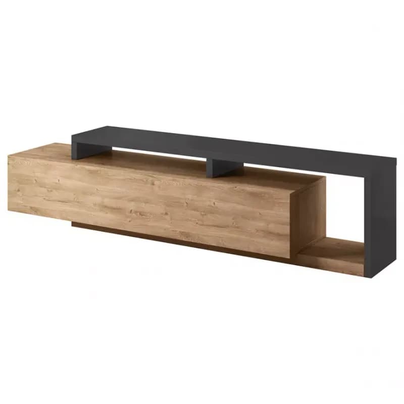 TV stolík Bota 40 Antracit/Dub Ribbec 1