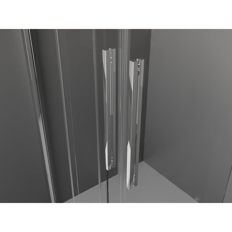 MEXEN/S - Velar L Duo posuvné sprchové dvere 160, grafit, chróm 871-160-003-42-01 5
