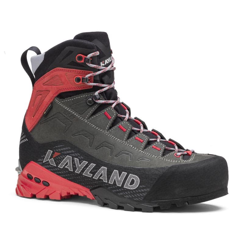Pánska vysoká turistická obuv KAYLAND Stellar Nubuck Gtx, Grey Red 2