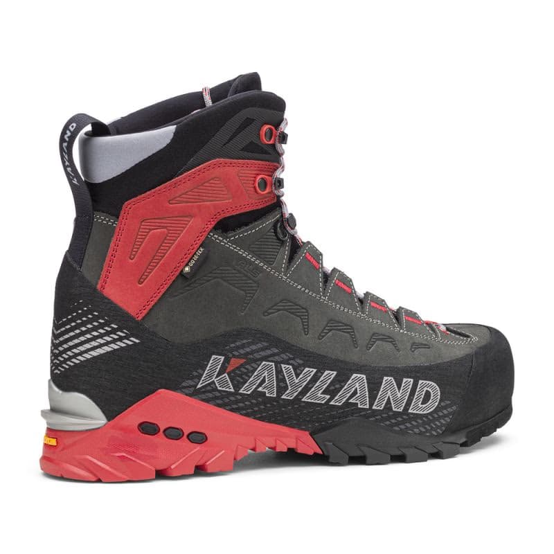Pánska vysoká turistická obuv KAYLAND Stellar Nubuck Gtx, Grey Red 4