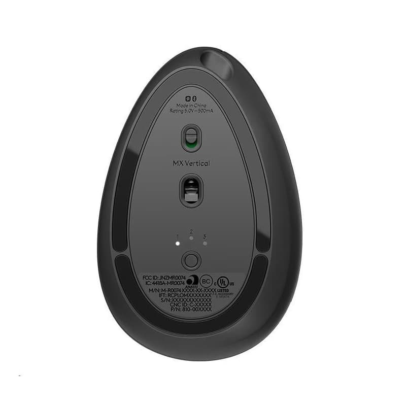 Logitech Wireless Mouse MX Vertical, graphite 5