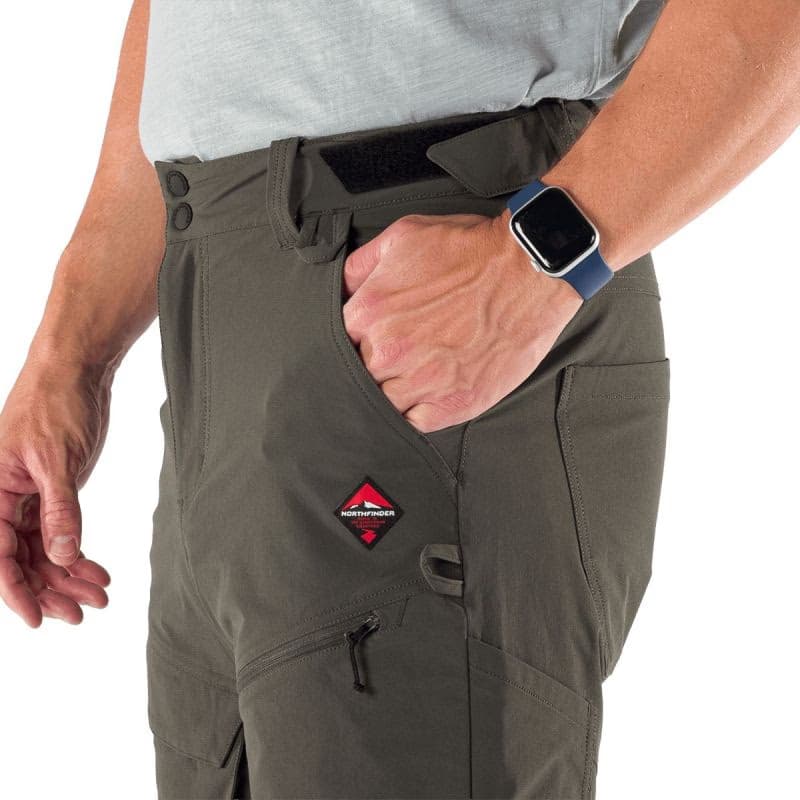 Pánske turistické kraťasy NORTHFINDER AMADEUS-300darkgreen 5