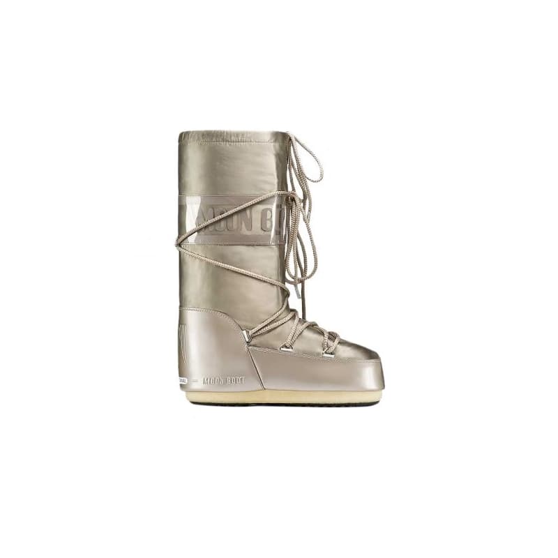Dámske vysoké zimné topánky MOON BOOT ICON GLANCE, 001 platinum