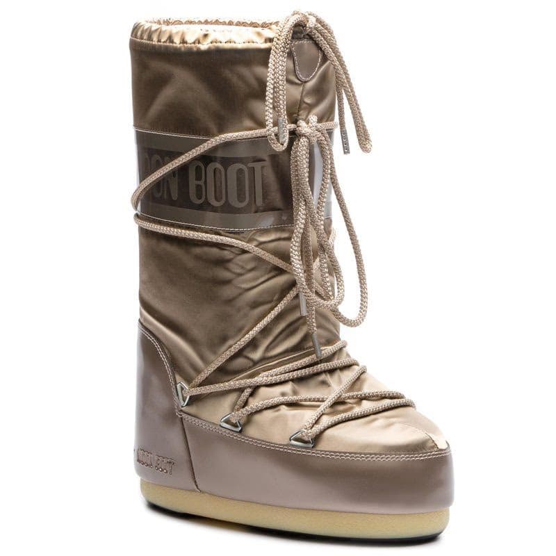 Dámske vysoké zimné topánky MOON BOOT ICON GLANCE, 001 platinum 2