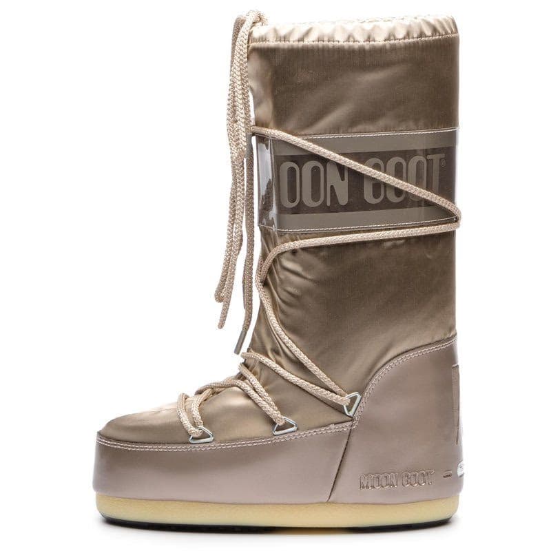 Dámske vysoké zimné topánky MOON BOOT ICON GLANCE, 001 platinum 3