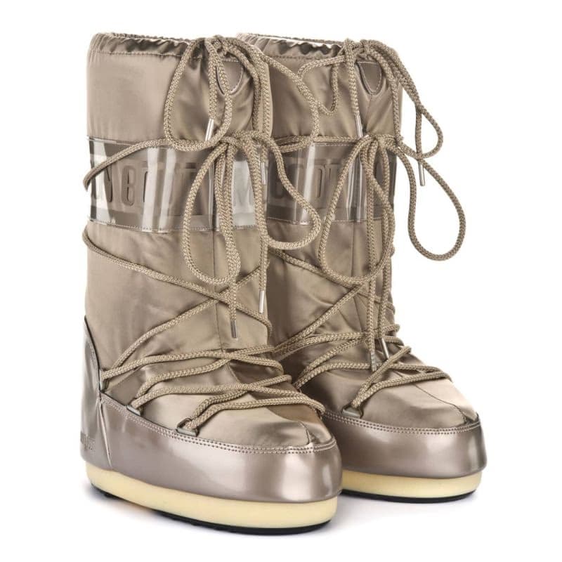 Dámske vysoké zimné topánky MOON BOOT ICON GLANCE, 001 platinum 4