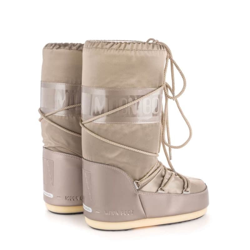 Dámske vysoké zimné topánky MOON BOOT ICON GLANCE, 001 platinum 6
