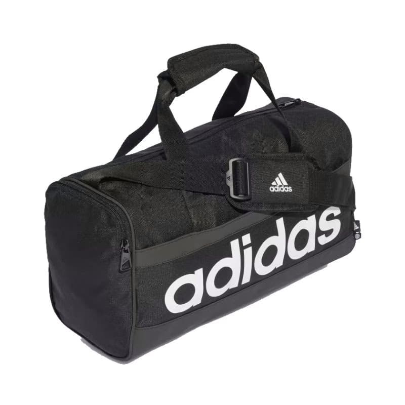 Dámska cestovná taška ADIDAS LINEAR DUF XS BLACK WHITE 3