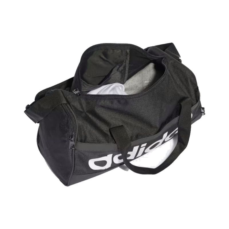 Dámska cestovná taška ADIDAS LINEAR DUF XS BLACK WHITE 4