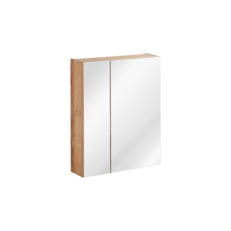 COMAD - Zrkadlová skrinka 60cm 2 dvierka DUB CAPRI 5907611647844