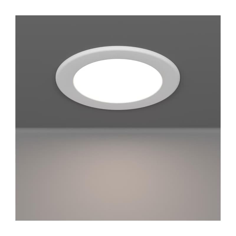 Eglo 901417- LED Kúpeľňové podhľadové svietidlo FUEVA LED/6,3W/230V pr. 11,9 cm IP44 biela 901417