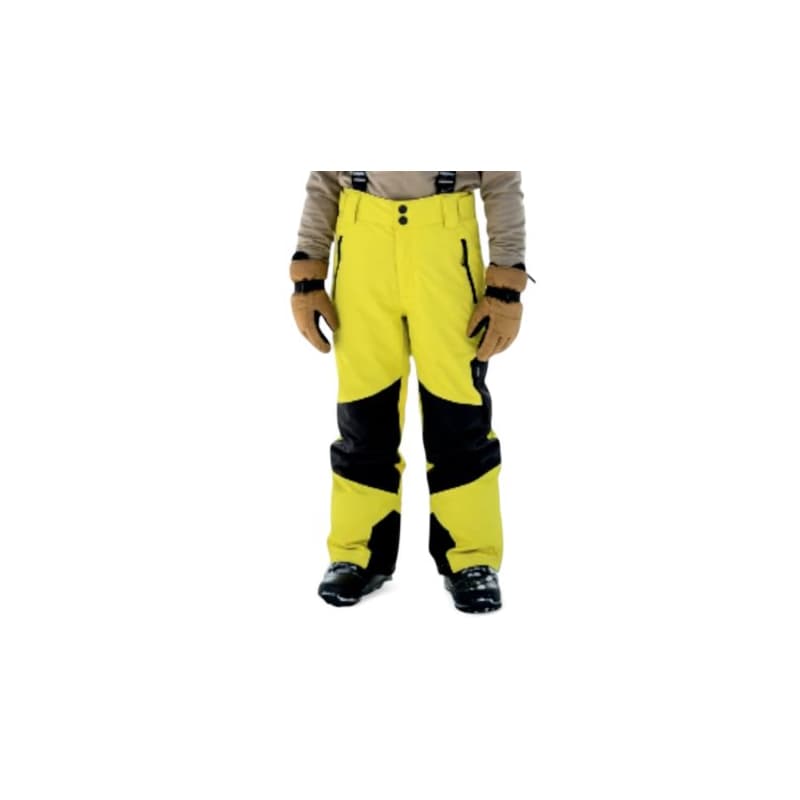 Juniorské lyžiarske nohavice AUTHORITY SP-SNOWTIME neon yellow 1