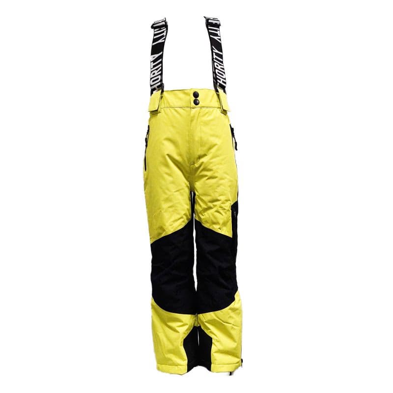 Juniorské lyžiarske nohavice AUTHORITY SP-SNOWTIME neon yellow 4