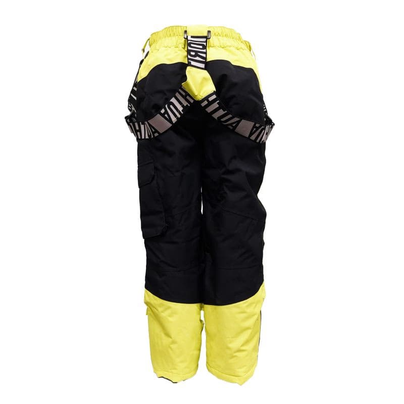 Juniorské lyžiarske nohavice AUTHORITY SP-SNOWTIME neon yellow 5