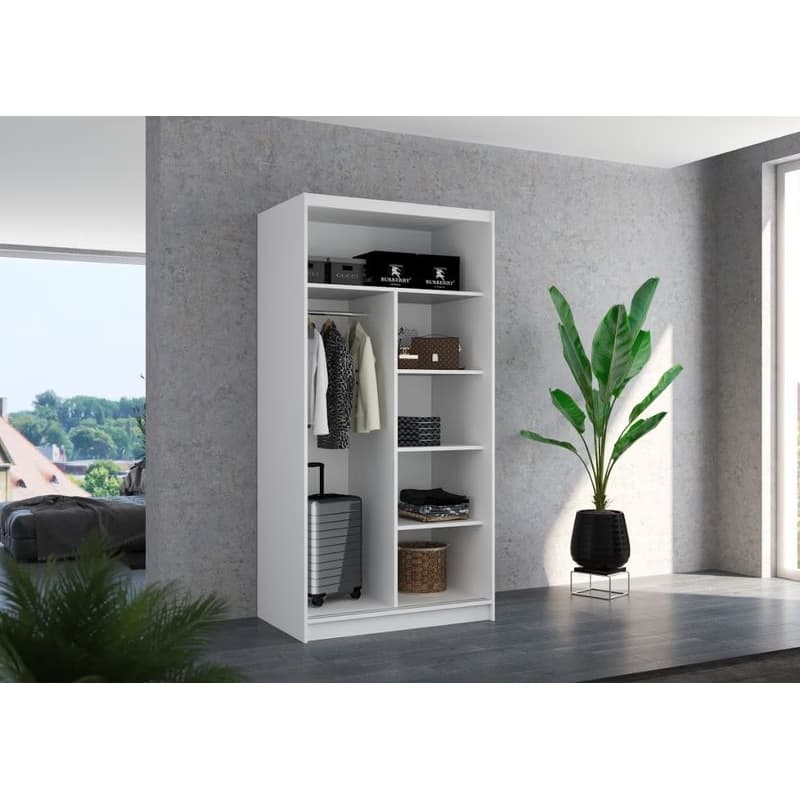 ArtAdrk Šatníková skriňa ORLANDO | biela 100 cm 3