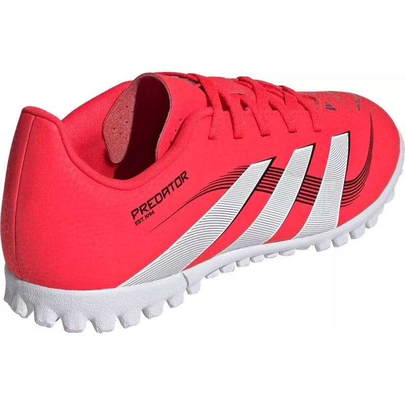 Chlapčenské futbalové kopačky turfy ADIDAS Predator League Jr lucid red cloud white core black 3